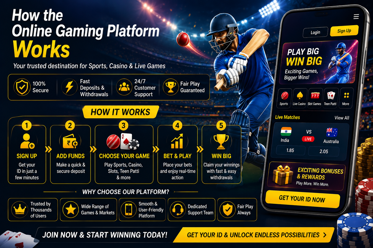How the Reddy Anna Online Gaming Platform Works